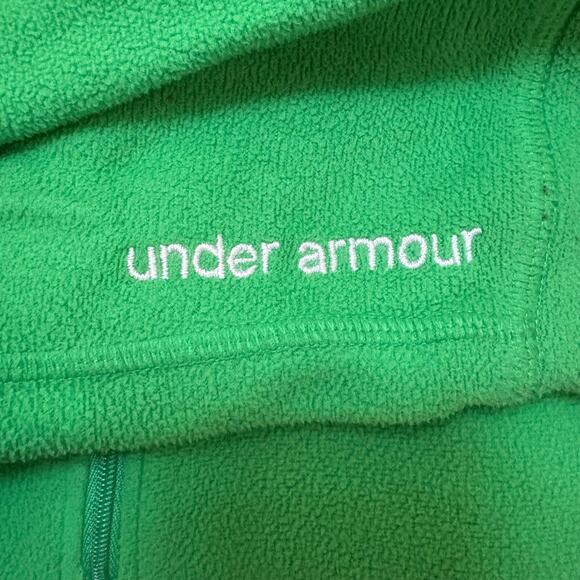 Under Armour ColdGear 1/4 Zip Pullover Women’s M Green Pink 1221653 EUC - Picture 6 of 9